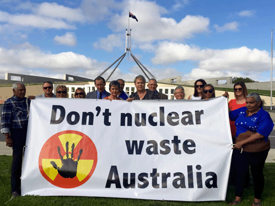 Afbeeldingsresultaat voor nuclear waste Australia